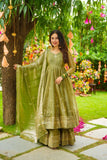 Trending Crunchy Silk Suit Set