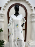 Grace in Every Thread – Premium Mull Chanderi Kurta Farshi Set