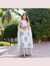 Beautiful Straight Cut Long Rayon Suit set With Dupatta