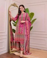 Vibrant Fancy Printed Kurti Sharara Set – Chic Ethnic Fashion Statement