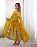 Classic Anarkali Set Elegant Look with Dupatta
