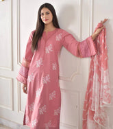 Pakistani Suit Roman Silk Embroidery Work