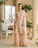 Glitz & Grace – Peach Blush Palazzo Set