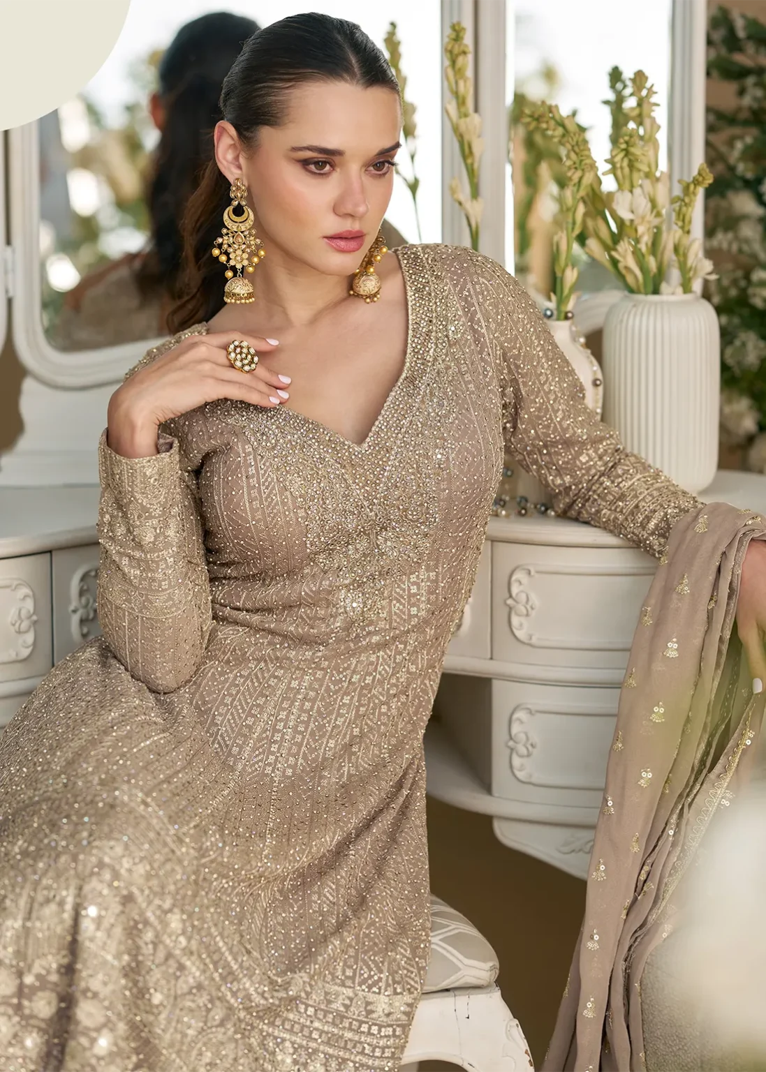 Virasat Sayuri Bliss - Luxe Georgette Sharara