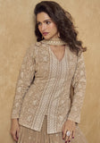 Jhansi Royale – Luxe Georgette Sharara Ensemble