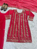 Trendy Sharara Top-Palazzo With Dupatta