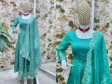 Candy Crush Silk Gown with Intricate Embroidery Sequin