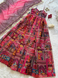 Anarkali Organza Gown Set