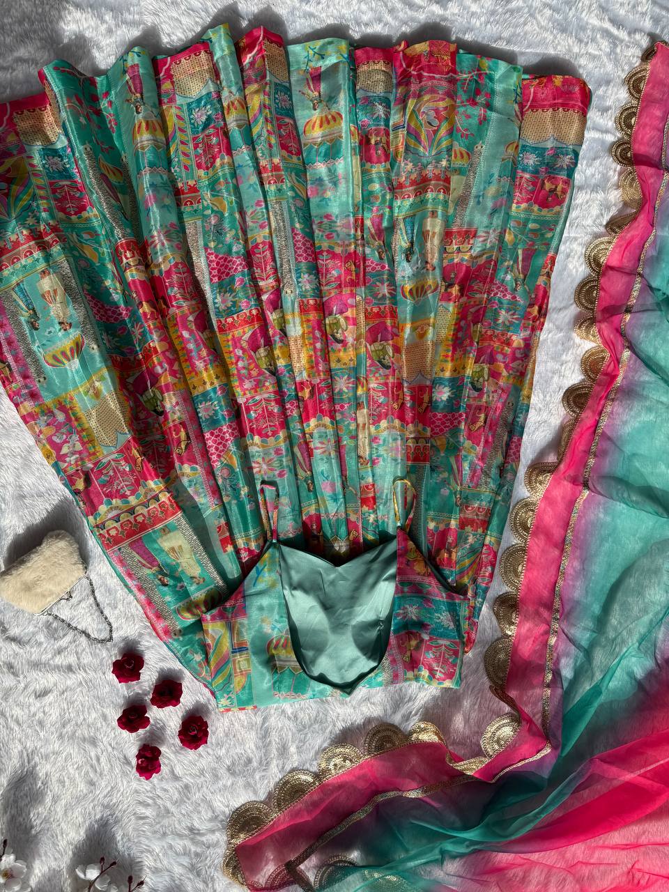 Anarkali Organza Gown Set