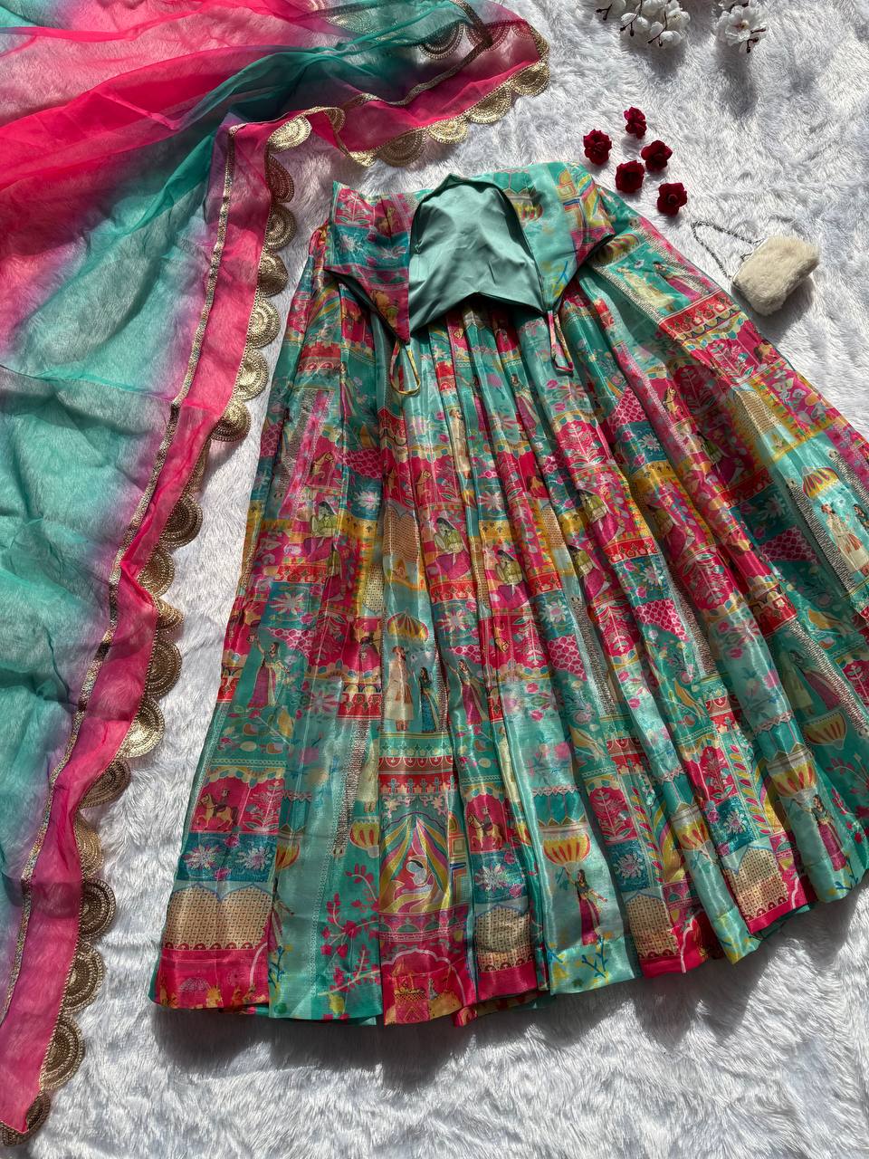 Anarkali Organza Gown Set