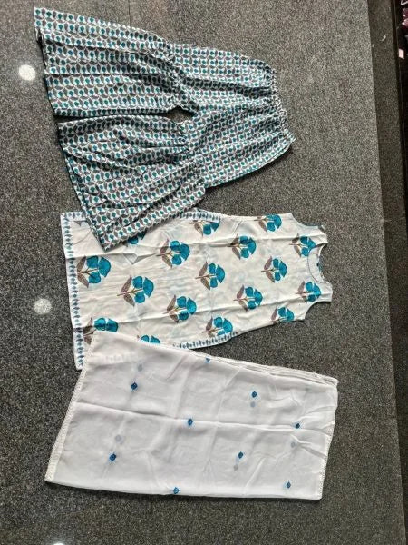 Beautiful Straight Cut Long Rayon Suit set With Dupatta