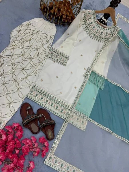 Pakistani Premium Farshi Palazzo Set