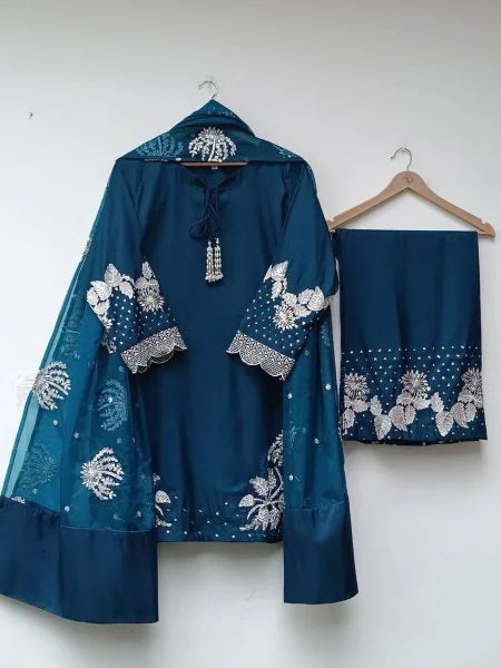 Azure Grace Palazzo Set