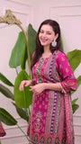 Vibrant Fancy Printed Kurti Sharara Set – Chic Ethnic Fashion Statement