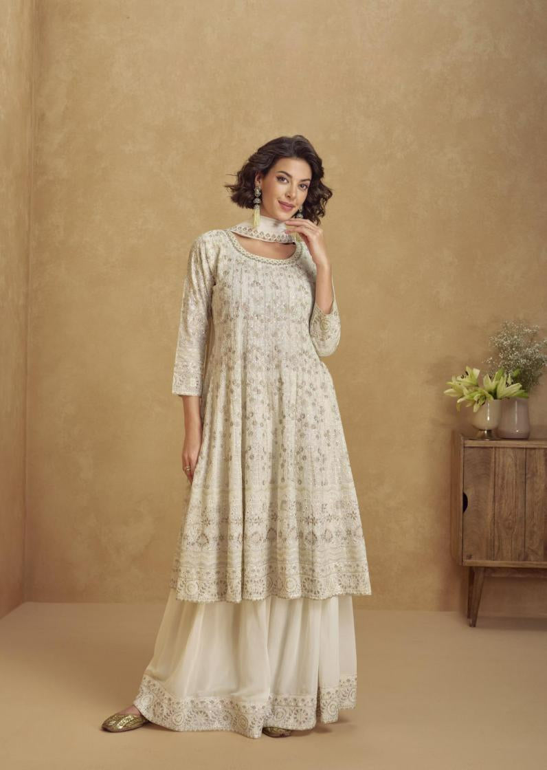 Jhansi Vogue – Georgette Fusion Style
