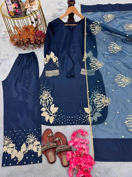 Azure Grace Palazzo Set