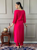 Traditional Viscose Chanderi Suit