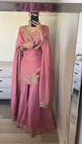 Gorgeous Pure Chinnon Silk Sharara – Perfect for Festive Occasions
